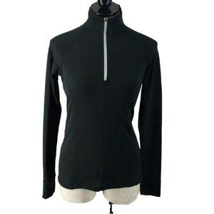 Narragansett Traders Women's Athletic Half Zip‎ Black Fitted Pullover Small